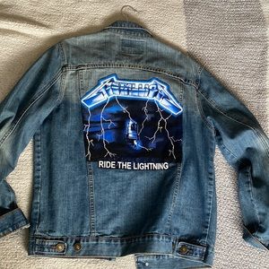 Metallica classic jean jacket